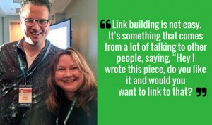 Building links is about having the conversation